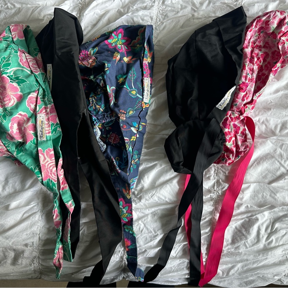 Lot of 5 scrub caps